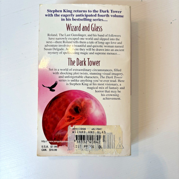 Stephen King Dark Tower Wizard and Glass Paperback - Picture 2 of 4
